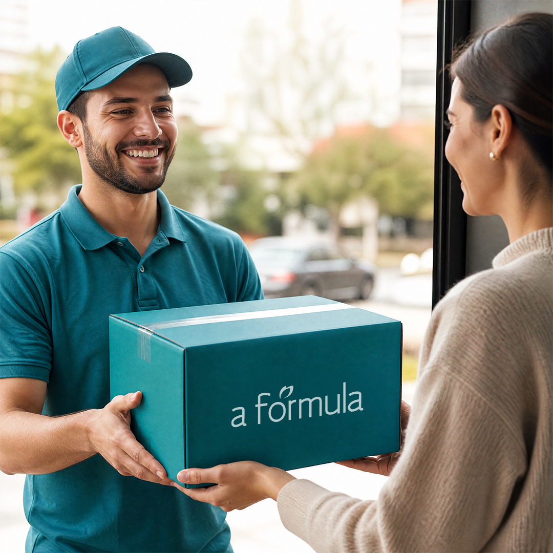 Entregador A Fórmula entregando encomenda no Rio de Janeiro